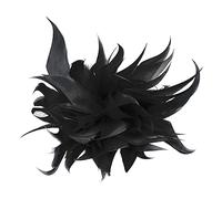 URFEDA Broche vintage de plumas, broche de plumas esponjosas naturales para mujeres y niñas, broche elegante con plumas de avestruz, para bodas, fiestas, cumpleaños, accesorios de joyería, Pluma