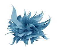 URFEDA Broche vintage de plumas, broche de plumas esponjosas naturales para mujeres y niñas, broche elegante con plumas de avestruz, para bodas, fiestas, cumpleaños, accesorios de joyería, 1 stück