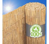 urfence 300 x 110 cm Estera Caña Natural - Malla Ocultacion Balcon Terraza - Valla Jardin Exterior - Protector Barandilla Piscina - Toldo Sombreo Decoracion Intimidad Cerramiento Privacidad Flexible