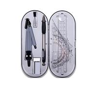URGDWEKJY Juego de brújula profesional de matemáticas, geometría, brújula, kit de brújula para dibujo, suministros para estudiantes, papelería escolar, herramientas de matemáticas, juegos de brújulas