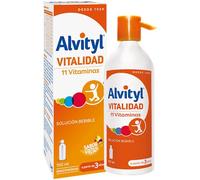 Urgo Alvityl - Jarabe multivitamínico - Solución Oral con 11 vitaminas para mayor Energía y Vitalidad - Jarabe de 150 ml