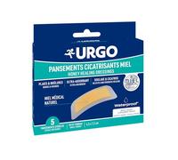 Urgo Apósitos Cicatrizantes con Miel - Quemaduras y heridas - 5 u