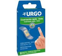 Urgo - Cicatrización Rápida - Para dedos - Tecnología hidrocoloide - Caja con 8 apósitos