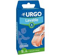 Urgo - Cinta para cortar - Lavable - Compresa antiadherente - 10 cm x 6 cm