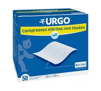 URGO - Urgo Compresses Stériles Non Tissé 7,5 x 7,5 cm 50 sachets de 2 compresses