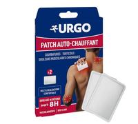 Urgo - Parche autocalefactor multilocalización x2 unidades - Alivia los dolores musculares de hasta 8 h - dolor en la nuca como tortícolis, o hombros, suave y agradable