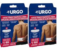 Urgo - Parche térmico terapéutico lumbar - Indicado para dolores musculares y articulares - Caja con 4 parches de 9 cm x 28,8 cm (Paquete de 2)