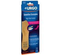 Urgo - Plantillas Tacón alto - Plantillas adhesivas ultrafinas y discretas - Tallas 36-38