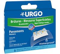 Urgo quemaduras heridas superficiales 6 apósitos impermeables 5 x 7 cm