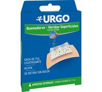 Urgo Quemaduras y Heridas Superficiales 4 apósitos 10 x 7cm