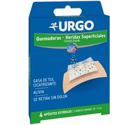 Urgo – Apósitos estériles – Quemaduras y heridas superficiales – 10 x 7 cm – 4 uds