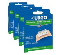 Urgo Quemaduras y Heridas Superficiales - 4 apósitos (Paquete de 4)