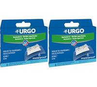 Urgo - Quemaduras y heridas superficiales Waterproof - Apósitos estériles Impermeables - Formato pequeño 6 apósitos de 5 x 7 cm (Paquete de 2)