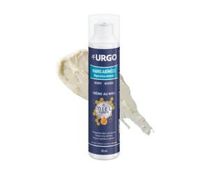 Urgo - Reparación intensiva de manos dañadas - Crema de manos con miel purificada - Piel muy seca - Botella de 50 ml