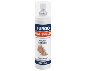 Urgo - Spray fungicida antiséptico - Elimina los hongos y las bacterias del mal olor - Efecto refrescante con mentol - 125 ml (El empaque puede variar)