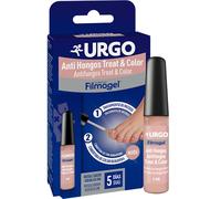 Urgo - Treat & Color - Tratamiento de los hongos en las uñas (onicomicosis o micosis de la uña) - Fórmula 2 en 1 anti-hongos - Frasco de 4 ml