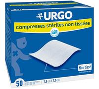 URGO - Urgo Compresses Stériles Non Tissé 7,5 x 7,5 cm 50 sachets de 2 compresses
