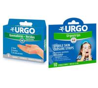 Urgo Urgostrips Tiras Esterilizadas Precortadas 100mx6mm 10 uds + Quemaduras Heridas Superficiales 6 Apósitos