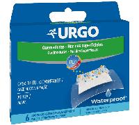 Urgo - Quemaduras y heridas superficiales Waterproof - Apósitos estériles Impermeables - Formato pequeño 6 apósitos de 5 x 7 cm