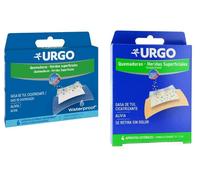 Urgo Waterproof Apósitos Quemaduras y Heridas Superficiales 5x7cm 6 uds + Apósitos Estériles Quemaduras 10x7cm 4 uds