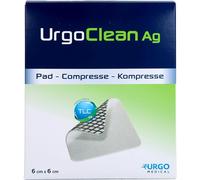 UrgoClean Ag Kompressen 6 x 6 cm, 10 pzas Vendajes para las heridas