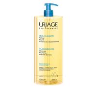 Aceite Limpiador Uriage con Glicerina 25% - 2 en 1: Limpia e hidrata suavemente - Aceite de ducha espumoso para toda la familia - Rostro y cuerpo - Sin jabón, Ph fisiológico, Piel sensible - Sin jabón