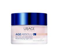 URIAGE AGE ABSOLU Mascarilla de noche reafirmante con Retinol, Ácido Hialurónico y Manteca de Karité - Booster Procolágeno X6 - Reduce visiblemente arrugas - Textura fresca y ultra cómoda