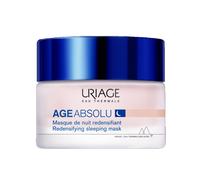 URIAGE AGE ABSOLU Mascarilla de noche reafirmante con Retinol, Ácido Hialurónico y Manteca de Karité - Booster Procolágeno X6 - Reduce visiblemente arrugas - Textura fresca y ultra cómoda