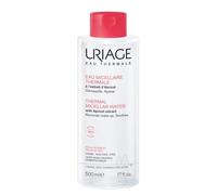 Uriage Agua Micelar Termal para Piel Sensible - Rostro y Ojos - 3 en 1: Limpia, Desmaquilla y Calma - Sin aclarado - Aroma Afrutado y Floral - 96% Ingredientes de Origen Natural - 500ml