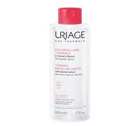 Uriage Agua Micelar Termal para Piel Sensible - Rostro y Ojos - 3 en 1: Limpia, Desmaquilla y Calma - Sin aclarado - Aroma Afrutado y Floral - 96% Ingredientes de Origen Natural - 500ml