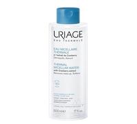 Uriage Agua Micelar Termal para Pieles Normales a Secas - Rostro y Ojos - 3 en 1: Limpia, Desmaquilla e Hidrata - Sin aclarado - Aroma Afrutado y Floral - 96% Ingredientes de Origen Natural - 500ml