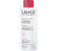 Uriage Agua Micelar Termal para Piel Sensible - Rostro y Ojos - 3 en 1: Limpia, Desmaquilla y Calma - Sin aclarado - Aroma Afrutado y Floral - 96% Ingredientes de Origen Natural - 500ml