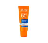 Uriage Bariesun Crema facial con color SPF50+ - Color dorado - Ligera - Se funde perfectamente para una luminosidad saludable - Tacto seco - Resistente al sudor - No comedogénico