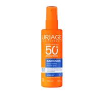 Uriage Bariesun Spray invisible sin perfume SPF50+ - Muy alta protección UVA UVB luz azul - Anti fotos-envejecimiento - Tacto seco - Hidratante vitamina E - Piel sensible - 200 ml