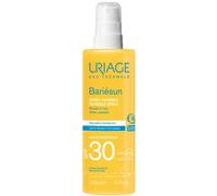 Uriage Bariesun Spray Solar SPF30 - Cara y Cuerpo - Alta Protección UVA/UVB y Luz Azul - Ligero y de Rápida Absorción - No Pegajoso y Sin Residuo Blanco - Resistente al Agua y Sin Lágrimas - 200ml