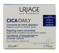 Uriage Cica-Daily Crema Reparadora Concentrada con Centella Asiática, Ácido Hialurónico y Vitamina B5 - Repara e Hidrata en 1 Aplicación - Sin Perfume - 96% Ingredientes de Origen Natural - 40ml