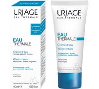 URIAGE EAU THERMALE Crema facial con ácido hialurónico. Hidratación 24h, luminosidad y suavidad. Textura ligera, aroma floral, sin parabenos y no comedogénica.