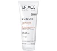 Uriage Depiderm Espuma Limpiadora Iluminadora con Vitamina C Estabilizada y Niacinamida - Corrección y Prevención de Manchas Oscuras. Piel Limpia y Luminosa - Espuma Limpiadora Ultra-Cremosa y Ligera
