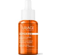 URIAGE DEPIDERM Sérum de vitamina C estabilizada, solución antimanchas para una piel luminosa con un complejo de vitamina C al 20% y niacinamida. Sn fragancia y apto para pieles sensibles.