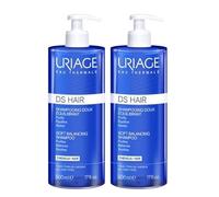 URIAGE | DS HAIR - Champú equilibrante suave 500ml | Purifica, equilibra y calma | Cabello sano y sedoso | Con agua termal de los Alpes franceses | 2x DS HAIR - Champú equilibrante suave 500ml