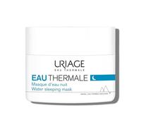 URIAGE EAU THERMALE Mascarilla hidratante de noche con ÁCIDO HIALURÓNICO Y EDELWEISS I Piel renovada como después de 8 horas de sueño. Mascarilla en textura gel sedosa I Aroma floral I Sin parabenos.