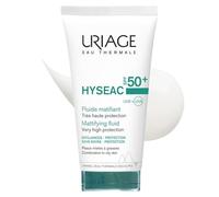 Uriage Hyseac Fluido Matificante SPF50+ - Absorbe la Grasa, Reduce los brillos e Hidrata - Protege de los Rayos UVA/UVB para limitar el Efecto Rebote - Textura Ligera no pegajosa