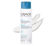 Uriage Leche Desmaquillante con Edelweiss BIO - Rostro y Ojos - Limpia, Hidrata y Suaviza la Piel - Aroma Afrutado y Floral - Alta Tolerancia - 95% Ingredientes de Origen Natural - 250ml
