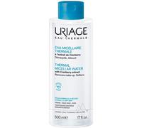 Uriage Agua Micelar Termal para Pieles Normales a Secas - Rostro y Ojos - 3 en 1: Limpia, Desmaquilla e Hidrata - Sin aclarado - Aroma Afrutado y Floral - 96% Ingredientes de Origen Natural - 500ml