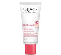 Uriage Roséliane CC Cream SPF50+ con Ginseng y Extracto de Alga Parda - Disimula Rojeces y Unifica el Tono de la Piel - Tono Claro - No Comedogénica - Apta para Piel Sensible - 40ml
