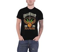 Uriah Heep T Shirt Still Rocking Band Logo Nuevo Oficial De Los Hombres Size M