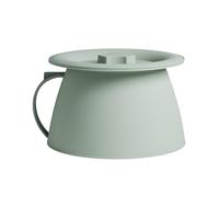 Urinal de viaje con asa, botella de fuga de 1,5 l para coche, bomberos nocturnos, niñas, camping, orinal portátil, para pacientes mayores, sartén de duradera