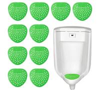 Urinal Screen Deodorizer - PP + Active Agent + Essential Oil | Eco Friendly Filter Air Freshener 10PCS Urinal Mat | Multifunctional Úrinal Pad Safe For Restrooms Toilets