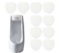 Urinal Screen Mat - 10 Piece Eco Friendly Natural Urinal Mat