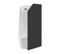 Urinal - Separador para inodoro (40 x 90 cm), color negro